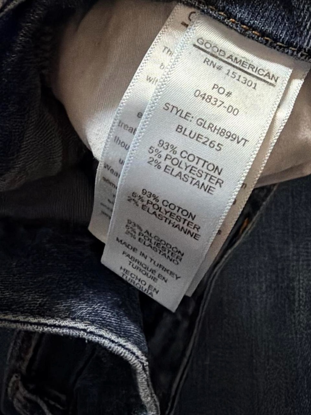 Good American Medium Blue Skinny Jeans - Picture 3 of 8
